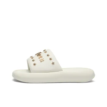 Cabbeen EVA Cut Out Quiet Slip Resistant Slide Slippers Men's White