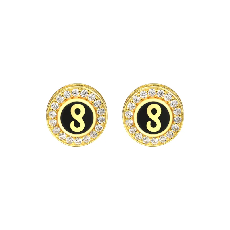 APORRO 925 Sterling Silver Infinite Collection, Chinese Zodiac Snake Ear Studs Unisex-10