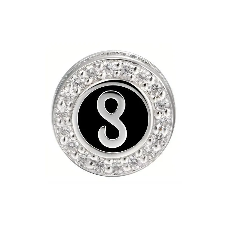 APORRO 925 Sterling Silver Infinite Collection, Chinese Zodiac Snake Ear Studs Unisex-6