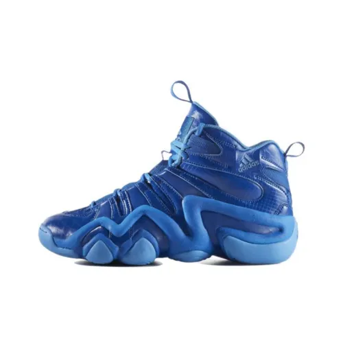 Adidas Crazy 8 Vintage Basketball Shoes Men Mid-Top Blue