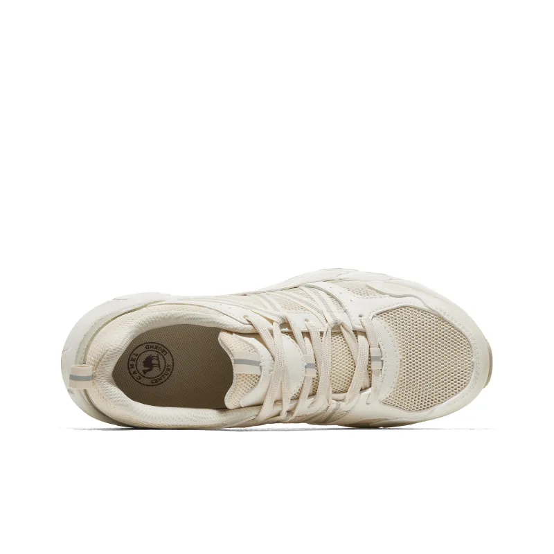 CAMEL Cushioning Wear Resistant Low Top Hiking Shoes Women's Rococo White-3