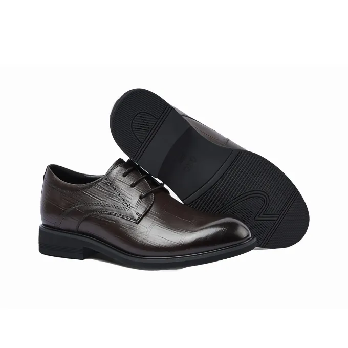 GXG Dress Shoes Men Low Top Regal Black/Elegant Brown-9
