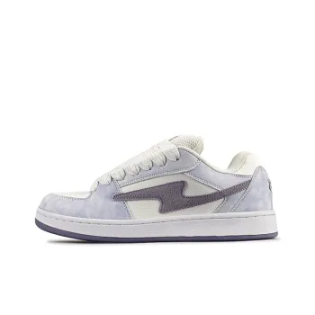 LuzaoT SUPER DRAG Puffy Shoes Slip Resistant, Abrasion Resistant, Breathable Low Top Skateboard Shoes Women's Lavender
