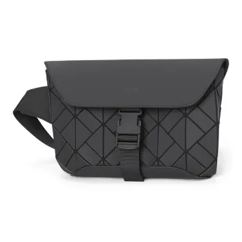 POLO Synthetic Leather Sling Bag Medium Size Men's Black