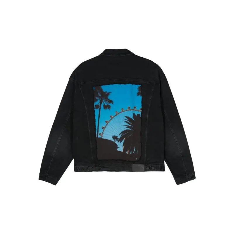 PURPLE-BRAND Graphic-panel Denim Jacket-1