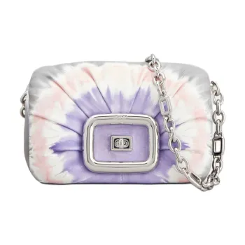 Roger Vivier Nappa Leather Crossbody Bag Shoulder Bag Women's Purple