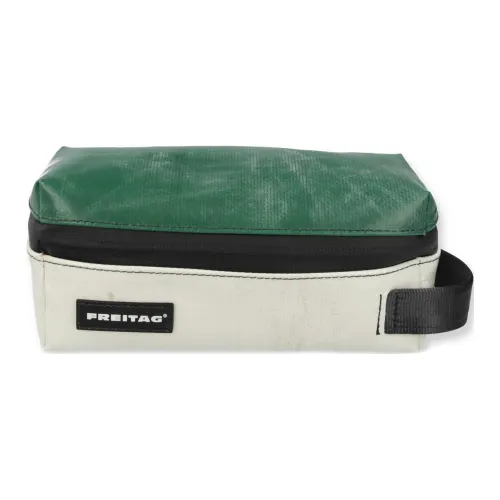 FREITAG Storage Bags White Gold With Green Accents