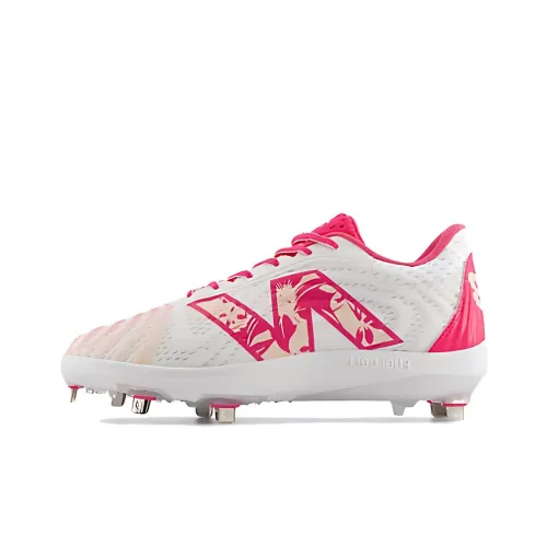 New Balance NB FuelCell Series 4040v7 Slip-Resistant Coverage Low-Top Training Shoes Men's White Pink