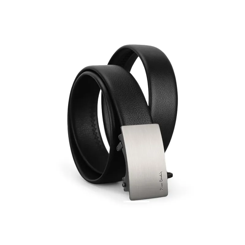 PIERRE CARDIN Cow Leather, Father Dad And Father in Law Box Belt Men's Width 3.5cm-7