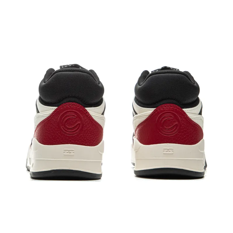 LINING Moonlight White HI Skateboard Shoes Women's Mid Top White Red-4
