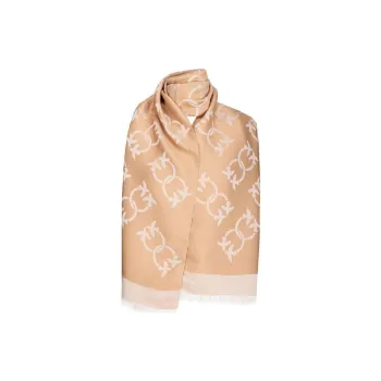 PINKO Acronis Love Birds motif Scarf