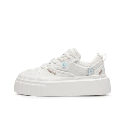 Champion Cake Shoes Champ Creeper Low Top Skateboard Shoes Women's Beige