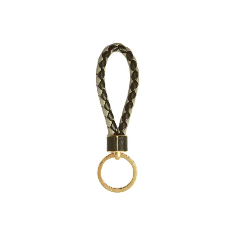 Bottega Veneta Lambskin Keychains Women's Brown-1