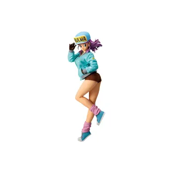 BANPRESTO Dragon Ball Glitter And Glamours Bulma Ii Version A & B Set Of 2 Figures Red & Blue