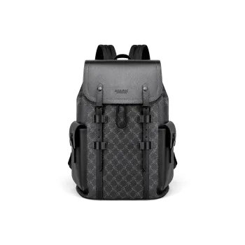 FAIRWHALE PVC Backpack Laptop Bag Regular Men's Lead Coffee/Coffee