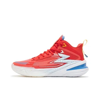 361° BIG3 5.0 Pro PE Basketball Shoes Men Mid Top Quhua Red/361 Degrees White