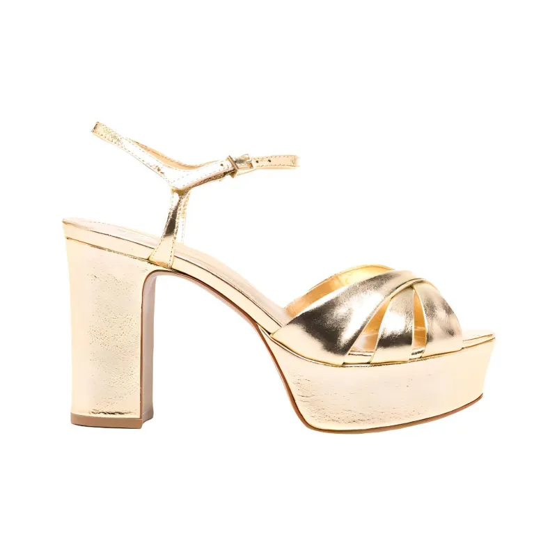 Schutz Keefa 105mm Platform Leather Sandals-1