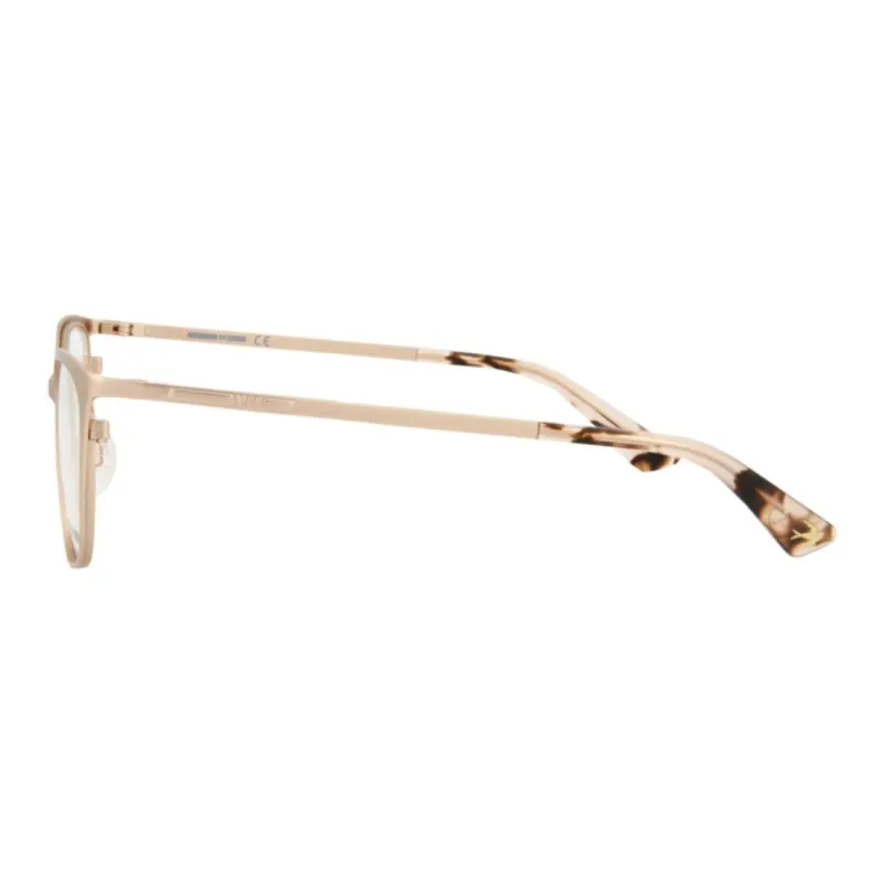 McQ Alexander McQueen Metal Cat Eye Eyeglass Frames Women's Beige-2