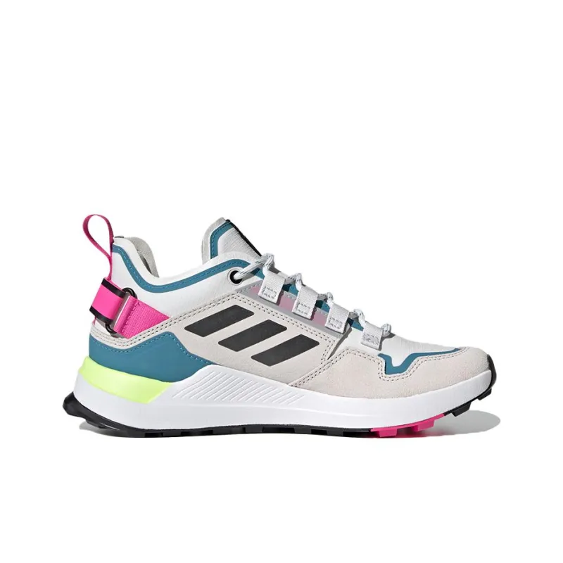 Adidas Terrex Hikster Low Breathable Low-Top Trekking Shoes Women's White Blue-1