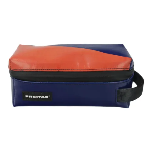 FREITAG Storage Bags Night Blue With Orange Accents