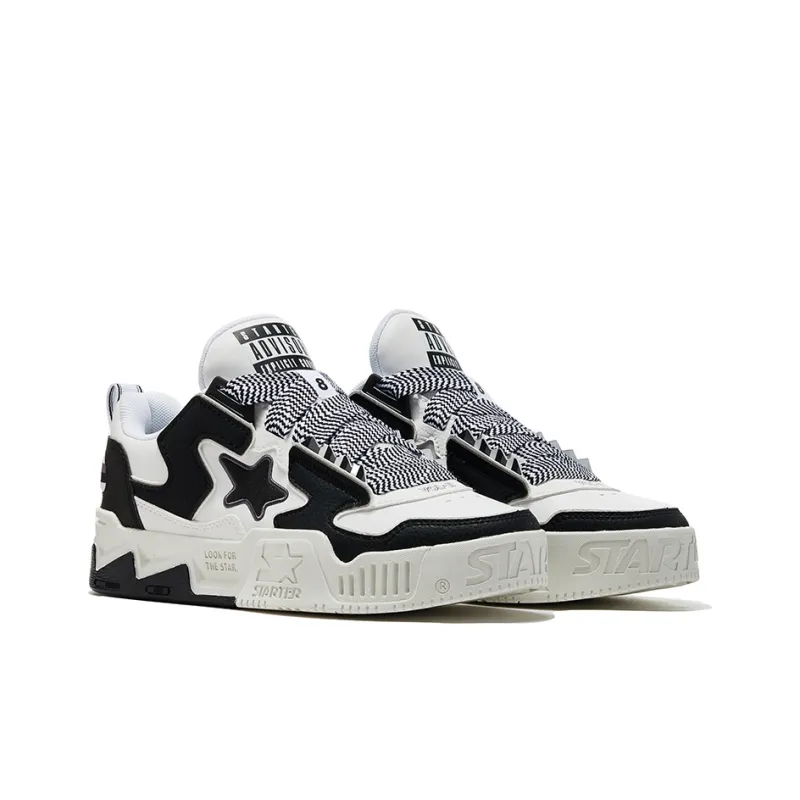STARTER Vol Series VOL2 Coverage Skateboard Shoes Women's Black White-2