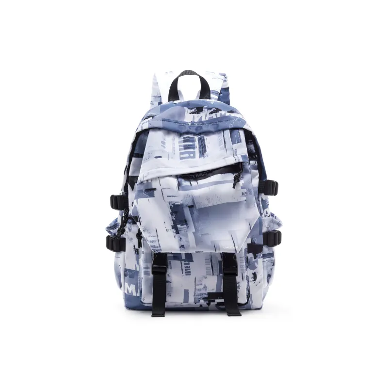 LANDCASE Fabric Backpack Laptop Bag Commute Backpack Regular Unisex Multicolor-10