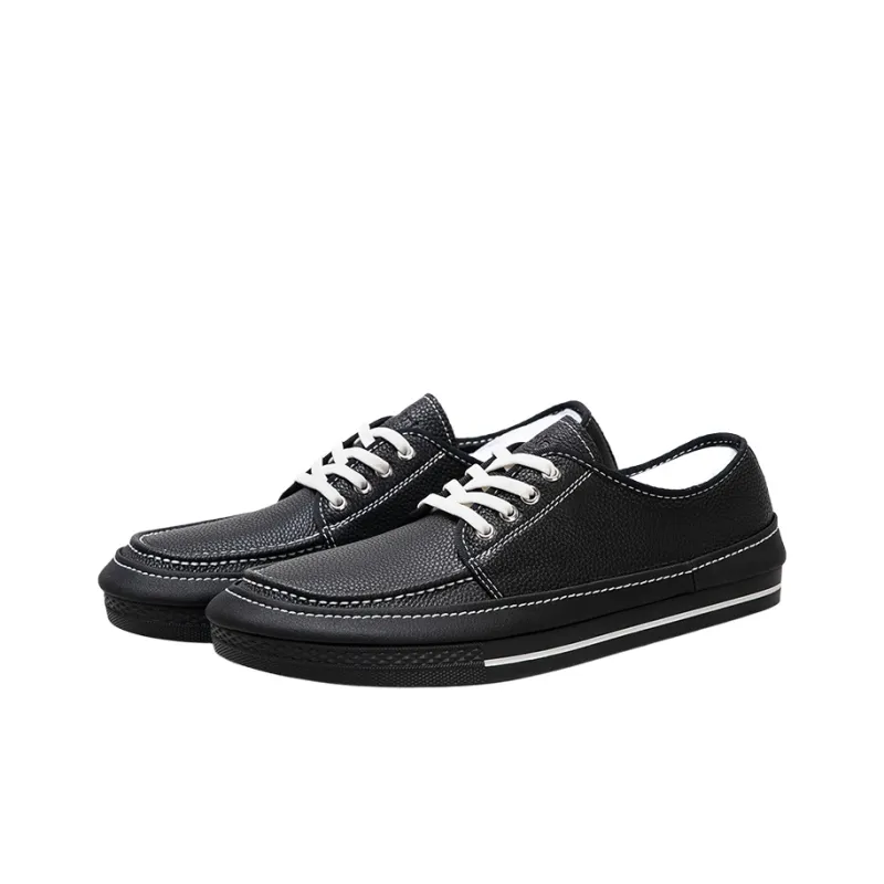 OCEANIA ROO Australasian Kangaroo Non slip Lightweight Low Top Skateboard Shoes Men's Black-2