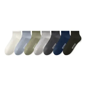 MIIOW Mid Calf Socks Men's 7 Pack