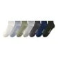 7 Pack[White+Gray Blue+Emerald Green+Silver Gray+Dark Gray+Navy Blue+Black]