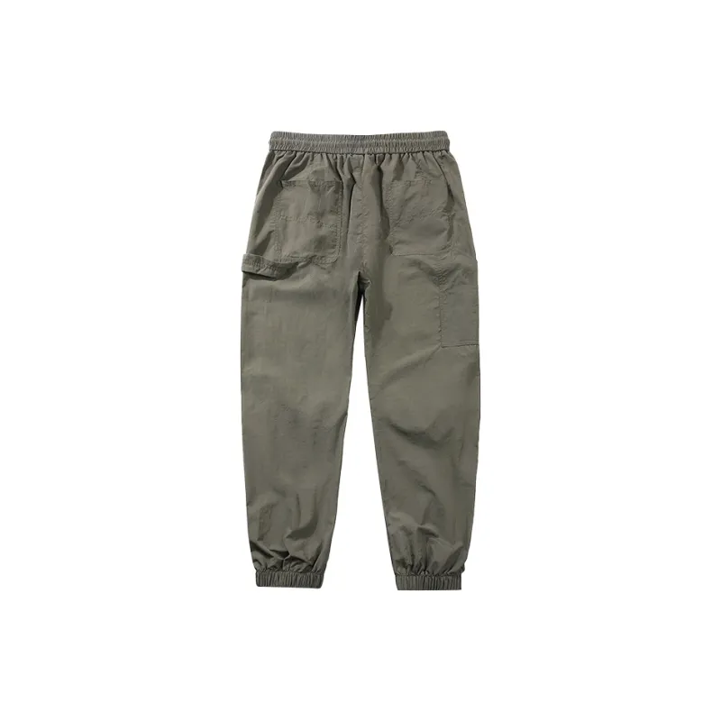 Jeep Individual Lace Up Straight Fit Casual Pants Unisex-181