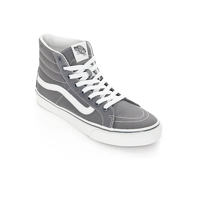 Vans Unisex Mid Skool 37 Sneakers Grey/White-2