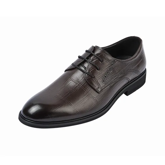 GXG Dress Shoes Men Low Top Regal Black/Elegant Brown-7
