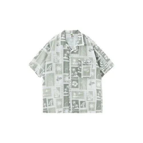 KORAKUBLUE Shirts Unisex Big Angle Green