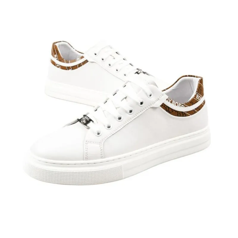Raidy Boer Casual Shoes Men Low Top Black/White-8