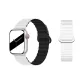 Silicone Strap-White & Black