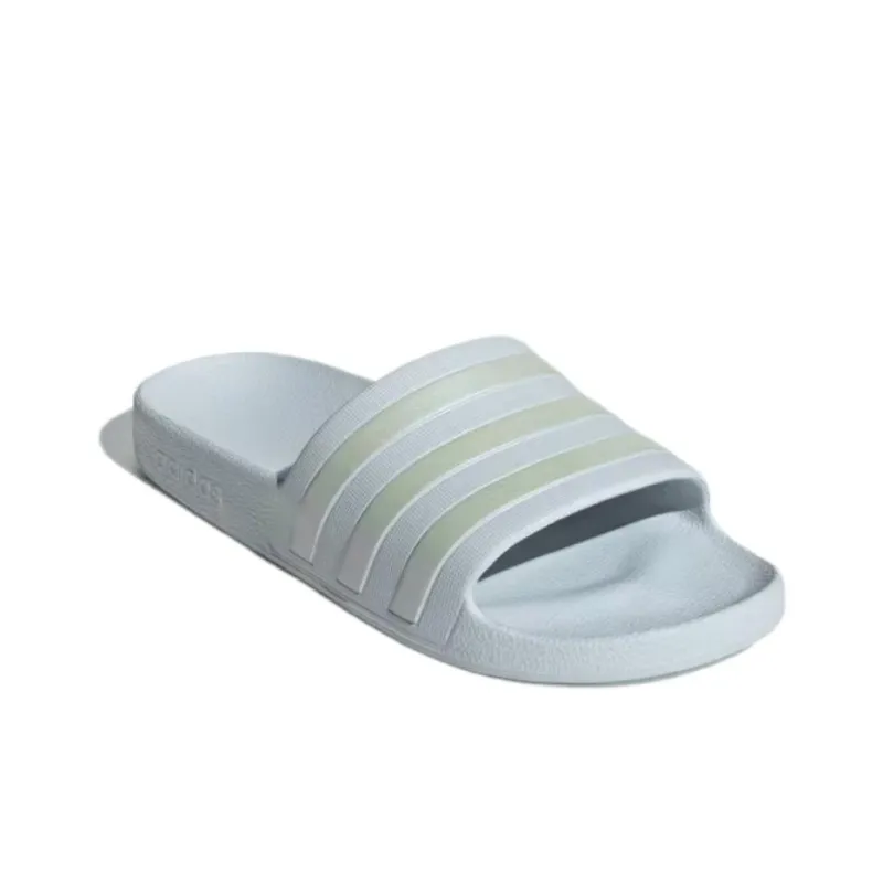 Adidas Adilette Slip Resistant Abrasion Resistant Slide Slippers Women's Blue-2
