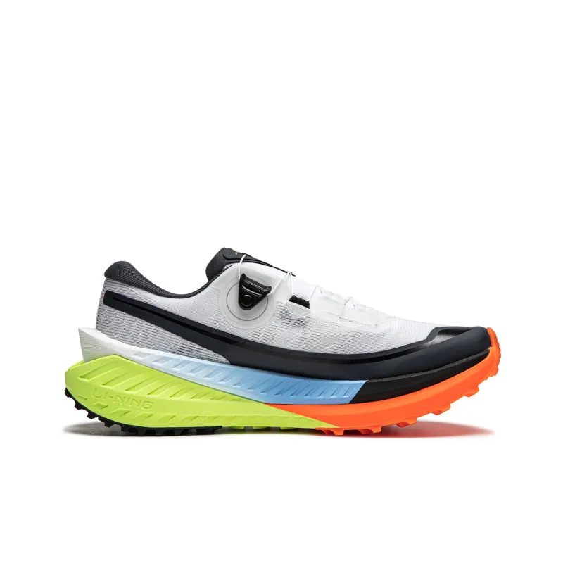 LiNing Dilu Cushioning Anti Slip And Wear Resistant Low Top Trail Running Running Shoes Women's Black White-1