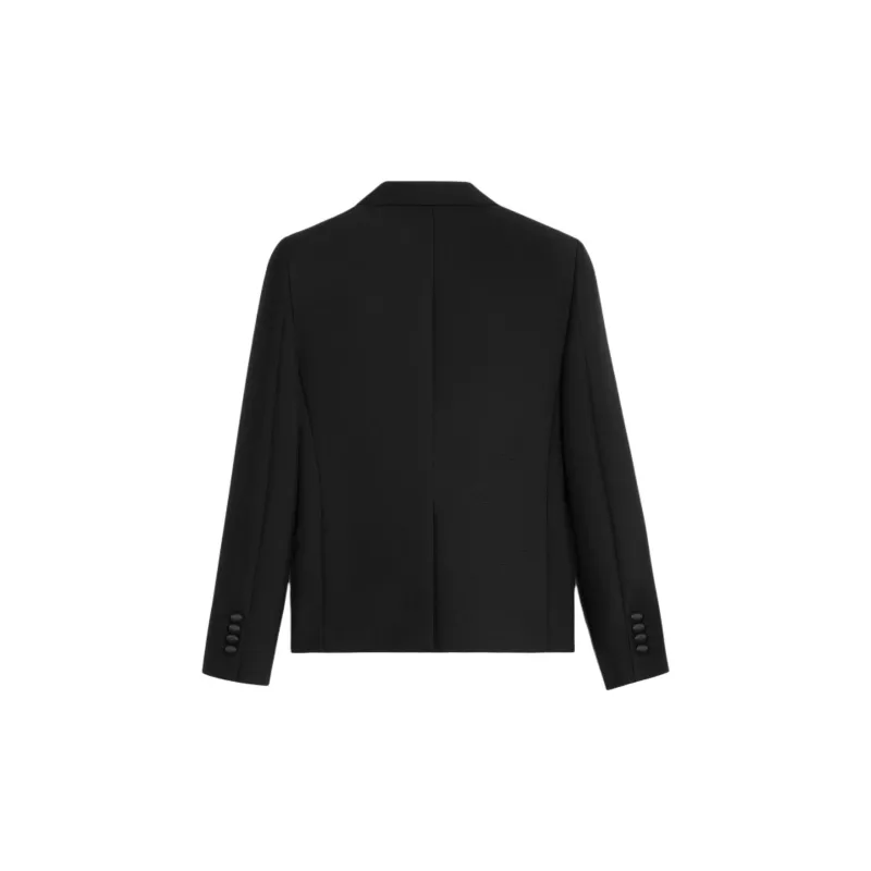 CELINE Short Tux Jacket In Wool And Mohair-1