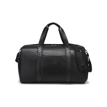 Slazenger Microfiber Leather Fitness Crossbody Travel Bag Handbag Regular Unisex Black/Coffee/Light Brown
