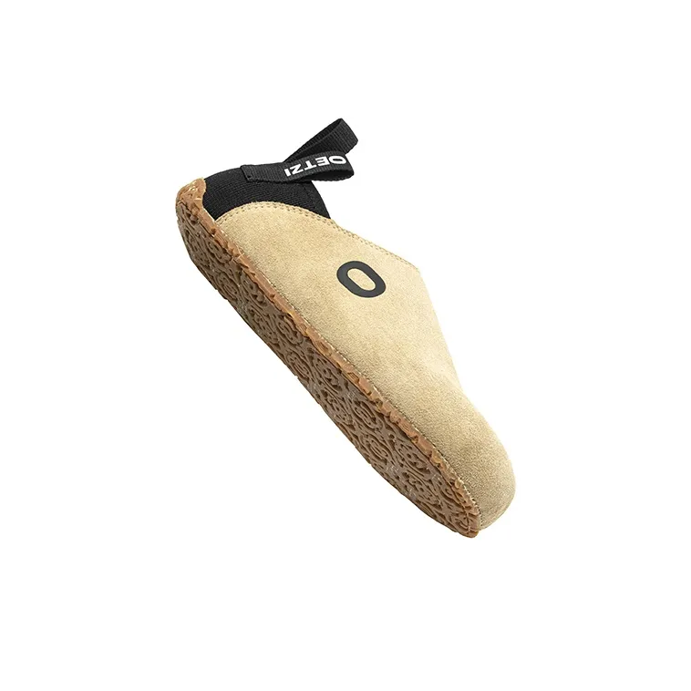 OETZI Hemp Rope Base Collection Ice Man Oz Durable Lightweight And Breathable Low-Top Casual Shoes Unisex Khaki & Black-4