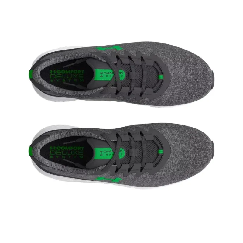 Under Armour Charged Impulse 3 Knit 'Jet Grey Green Screen'-3