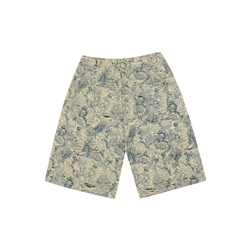 BEETLE TOWN Denim Shorts Unisex-11