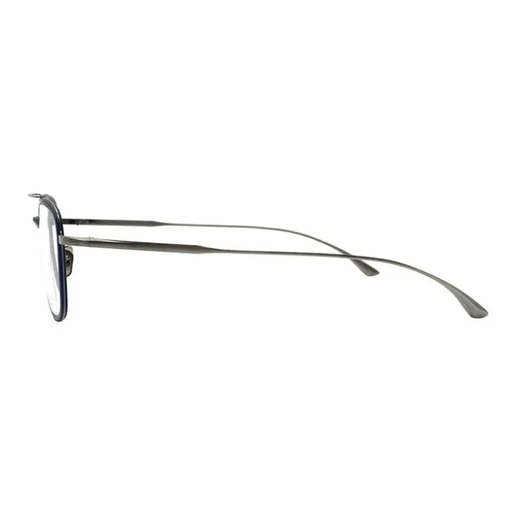 MASUNAGA Titanium Aviator Eyeglass Frames Unisex Blue-2