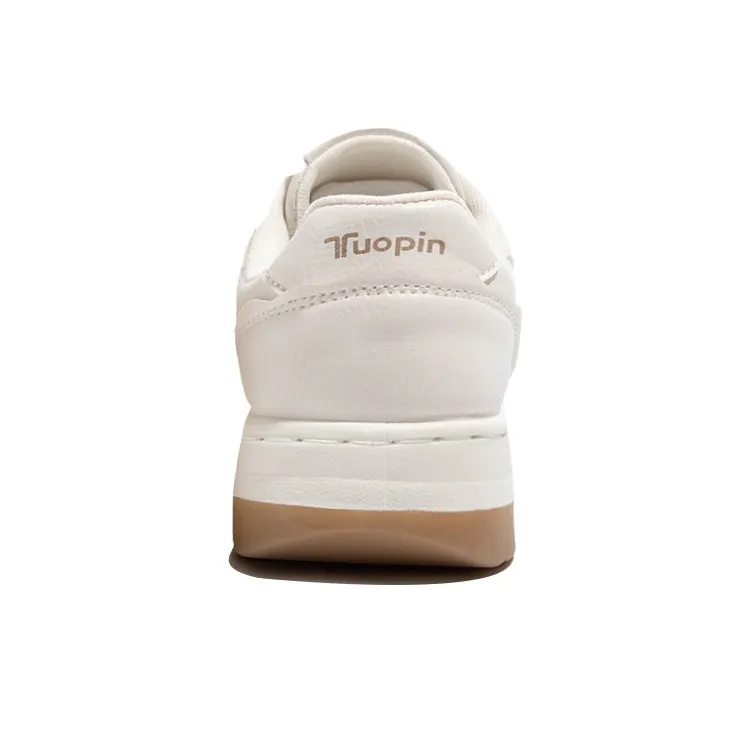 TUOPIN Pie Shoes Height Increasing Abrasion Resistant Breathable Slip Resistant Low Top Skateboard Shoes Unisex-3
