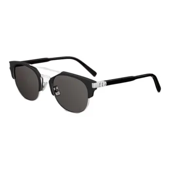 DIOR Acetate Aluminum Oval Sunglasses Men's Black