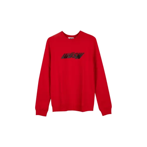 MSGM Sweatshirts Men Red