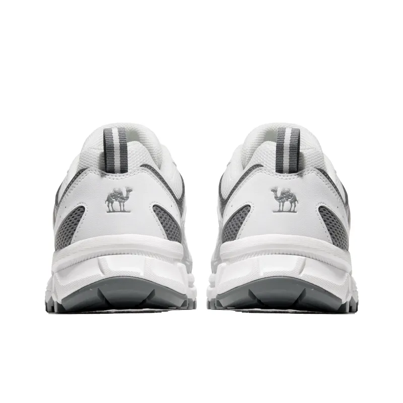 CAMEL Cushioning Wear Resistant Low Top Hiking Shoes Women's White Gray-4