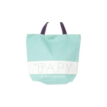 A BATHING APE Cotton Blend Tote Bag Shopping Bag Handbag Regular Unisex Multicolor