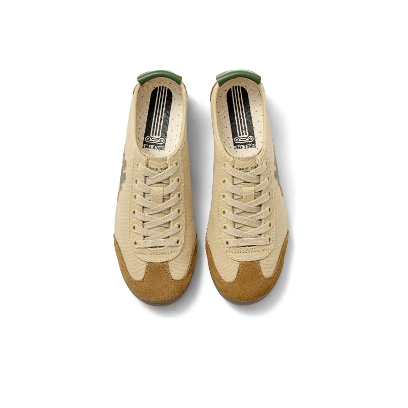 Kappa Anti-Slip Wear-Resistant Low-Top Canvas Shoes Unisex Khaki-3