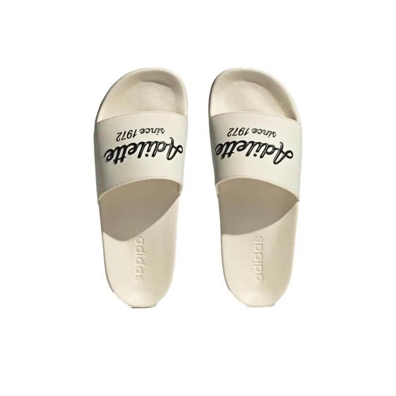 Adidas Adilette Shower Slides Wonder White Core Black-3